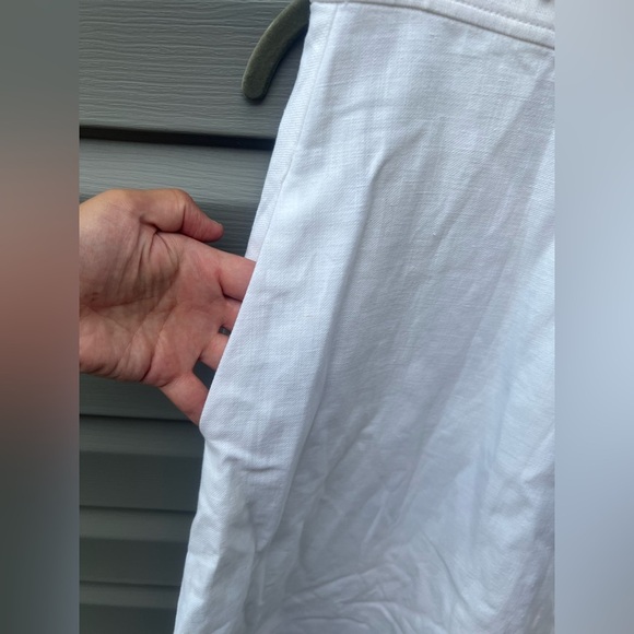 Theory white cotton blend skirt size XS - Picture 3 of 9